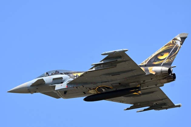 May 30, 2026, Hradec Kralove, Czech Republic: German Typhoon Demo Team of the German Air Force with Eurofighter Typhoon performing at the Aviaticka airshow in Hradec Kralove, Czech Republic on May 30, 2026. Hradec Kralove Czech Republic - ZUMAr156 20260530_aap_r156_058 Copyright: xSlavekxRutax