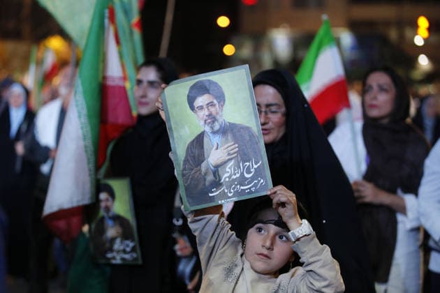Thousands gather in Tehran to protest US and Israeli attacks TEHRAN, IRAN - MAY 30: Thousands of people gather at Revolution Square to protest against the attacks launched by the US and Israel on Iran, in Tehran, Iran, on May 30, 2026. Demonstrators carried Iranian flags and posters of the late Iranian Supreme Leader Ali Khamenei, who lost his life in the attacks, while chanting slogans against the US and Israel. Fatemeh Bahrami Anadolu Tehran Iran. Editorial use only. Please get in touch for any other usage.  Copyright: x2026xAnadoluxFatemehxBahramix