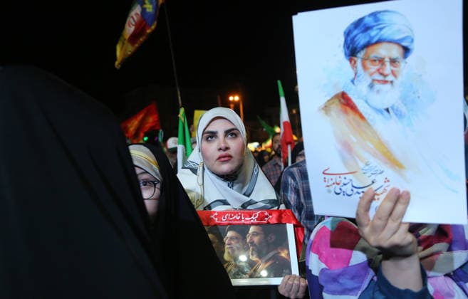 Thousands gather in Tehran to protest US and Israeli attacks TEHRAN, IRAN - MAY 30: Thousands of people gather at Revolution Square to protest against the attacks launched by the US and Israel on Iran, in Tehran, Iran, on May 30, 2026. Demonstrators carried Iranian flags and posters of the late Iranian Supreme Leader Ali Khamenei, who lost his life in the attacks, while chanting slogans against the US and Israel. Fatemeh Bahrami Anadolu Tehran Iran. Editorial use only. Please get in touch for any other usage.  Copyright: x2026xAnadoluxFatemehxBahramix