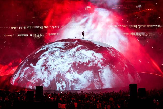 World-famous rap icon Kanye West performs in Istanbul for the first time ISTANBUL, TURKIYE - MAY 30: World-famous rap artist Kanye West performs live on stage for the first time in Istanbul, Turkiye, on May 30, 2026. Considered one of the biggest music events of the year, the mega concert was held at the Ataturk Olympic Stadium in cooperation with NTRteam. Muhammed Ali Yigit Anadolu Istanbul Turkey. Editorial use only. Please get in touch for any other usage.  Copyright: x2026xAnadoluxMuhammedxAlixYigitx