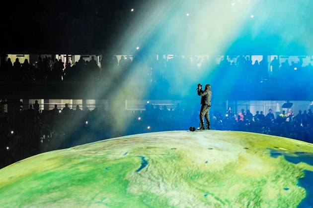 World-famous rap icon Kanye West performs in Istanbul for the first time ISTANBUL, TURKIYE - MAY 30: World-famous rap artist Kanye West performs live on stage for the first time in Istanbul, Turkiye, on May 30, 2026. Considered one of the biggest music events of the year, the mega concert was held at the Ataturk Olympic Stadium in cooperation with NTRteam. Muhammed Ali Yigit Anadolu Istanbul Turkey. Editorial use only. Please get in touch for any other usage.  Copyright: x2026xAnadoluxMuhammedxAlixYigitx