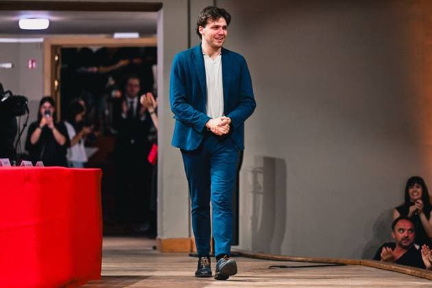 the winner Ettore Pagano of Italy pictured after the final of the 2026 Queen Elisabeth Cello Competition, at the Brussels Bozar concert hall, Saturday 30 May 2026. This year s edition of the competition for career-starting musicians takes place from 4 to 30 May.  EMILExWINDAL 175504749