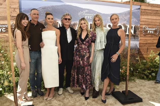 Kurt Russell, Michelle Pfeiffer, Beau Garrett, Elle Chapman, Christina Alexandra Voros, Matthew Fox, at arrivals for THE MADISON FYC Screening, Saban Media Center, North Hollywood, Los Angeles, CA, May 30, 2026. Photo By: Elizabeth Goodenough Everett Collection THE MADISON FYC Screening PUBLICATIONXNOTxINxCANxCHNxFRAxITAxJPNxNORxPOLxRUSxESPxUKxUSA