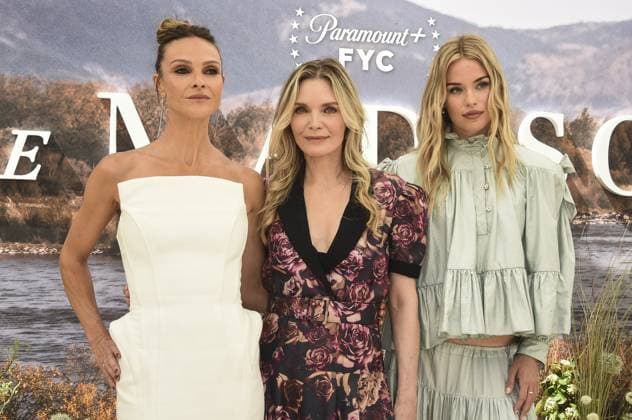 Michelle Pfeiffer, Beau Garrett, Elle Chapman at arrivals for THE MADISON FYC Screening, Saban Media Center, North Hollywood, Los Angeles, CA, May 30, 2026. Photo By: Elizabeth Goodenough Everett Collection THE MADISON FYC Screening PUBLICATIONXNOTxINxCANxCHNxFRAxITAxJPNxNORxPOLxRUSxESPxUKxUSA