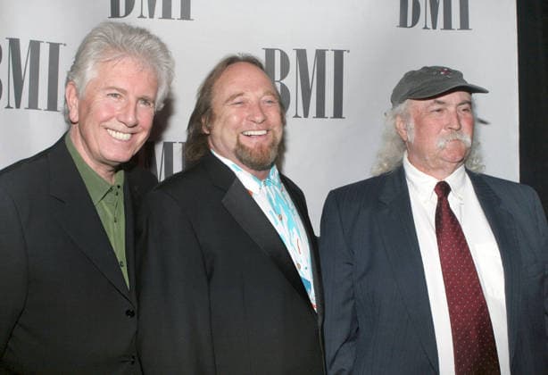 BMI Pop Awards 2006 May 16, 2006; Beverly Hills, CA, USA; Singers GRAHAM NASH, STEPHEN STILLS and DAVID CROSBY arriving at the 2006 BMI Pop Awards held at the Regent Beverly Wilshire Hotel. Mandatory Credit: Photo by Marianna Day Massey ZUMA Press. ( ) Copyright 2006 by Marianna Day Massey Beverly Hills CA USA Copyright: xMariannaxDayxMasseyx