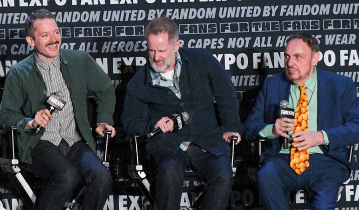 May 30, 2026, Philadelphia, Pennsylvania, United States: Actors ELIJAH WOOD, BILLY BOYD and JOHN RHYS-DAVIES, participate in a fan Q&A the Philadelphia FanExpo held at the Philadelphia Convention Center in downtown Philadelphia PA Philadelphia United States - ZUMArf1_ 20260530_zaf_rf1_085 Copyright: xRickyxFitchettx