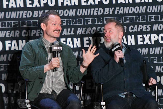 May 30, 2026, Philadelphia, Pennsylvania, United States: Actors ELIJAH WOOD and BILLY BOYD participate in a fan Q&A the Philadelphia FanExpo held at the Philadelphia Convention Center in downtown Philadelphia PA Philadelphia United States - ZUMArf1_ 20260530_zaf_rf1_080 Copyright: xRickyxFitchettx