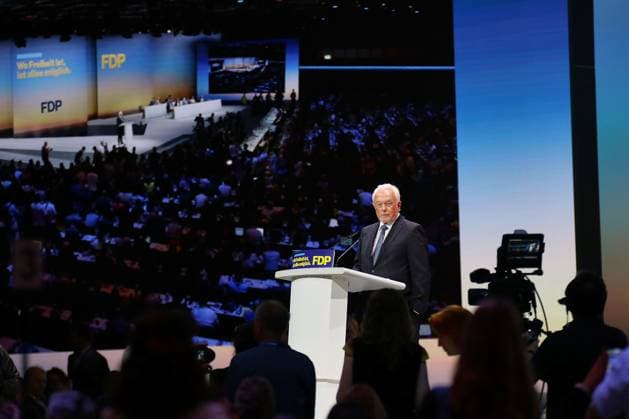 Berlin, Deutschland, 30.05.2026: Estrel: 77. Bundesparteitag der FDP: Wolfgang Kubicki *** Berlin, Germany, 30 05 2026 Estrel 77 Federal Party Conference of the FDP Wolfgang Kubicki Copyright: xdtsxNachrichtenagenturx dts_121230