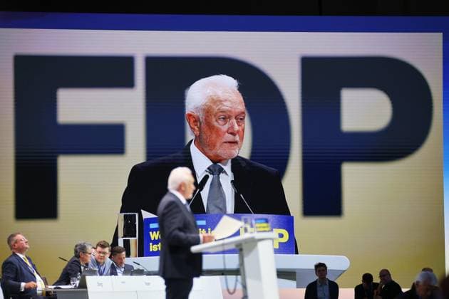Berlin, Deutschland, 30.05.2026: Estrel: 77. Bundesparteitag der FDP: Wolfgang Kubicki *** Berlin, Germany, 30 05 2026 Estrel 77 Federal Party Conference of the FDP Wolfgang Kubicki Copyright: xdtsxNachrichtenagenturx dts_121232