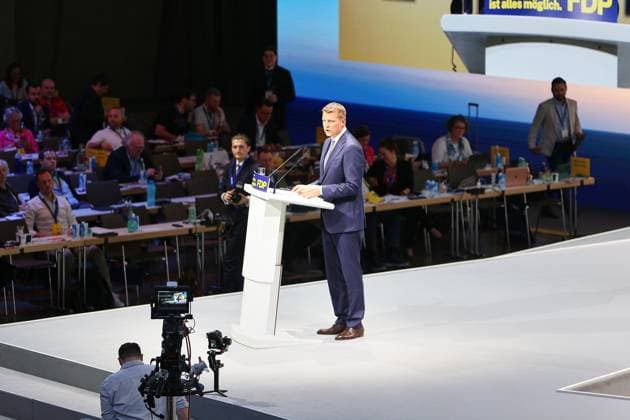 Berlin, Deutschland, 30.05.2026: Estrel: 77. Bundesparteitag der FDP: Henning Höne *** Berlin, Germany, 30 05 2026 Estrel 77 Federal Party Conference of the FDP Henning Höne Copyright: xdtsxNachrichtenagenturx dts_121251