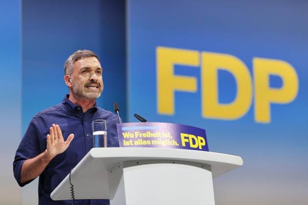 Berlin, Deutschland, 30.05.2026: Estrel: 77. Bundesparteitag der FDP: Konstantin Kuhle *** Berlin, Germany, 30 05 2026 Estrel 77 Federal Party Conference of the FDP Konstantin Kuhle Copyright: xdtsxNachrichtenagenturx dts_121257