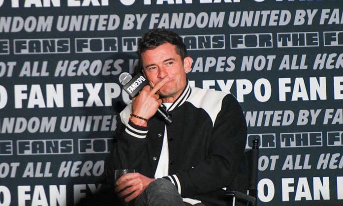 May 30, 2026, Philadelphia, Pennsylvania, United States: Actor ORLANDO BLOOM, participates in a fan Q&A the Philadelphia FanExpo held at the Philadelphia Convention Center in downtown Philadelphia PA Philadelphia United States - ZUMArf1_ 20260530_zaf_rf1_055 Copyright: xRickyxFitchettx