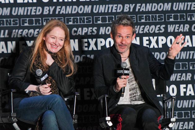 May 30, 2026, Philadelphia, Pennsylvania, United States: Actors MIRANDA OTTO and DOMINIC MONAGHAN, participate in a fan Q&A the Philadelphia FanExpo held at the Philadelphia Convention Center in downtown Philadelphia PA Philadelphia United States - ZUMArf1_ 20260530_zaf_rf1_069 Copyright: xRickyxFitchettx