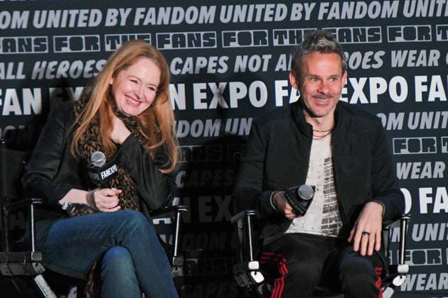 May 30, 2026, Philadelphia, Pennsylvania, United States: Actors MIRANDA OTTO and DOMINIC MONAGHAN, participate in a fan Q&A the Philadelphia FanExpo held at the Philadelphia Convention Center in downtown Philadelphia PA Philadelphia United States - ZUMArf1_ 20260530_zaf_rf1_070 Copyright: xRickyxFitchettx