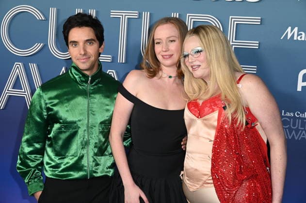5th Annual Las Culturistas Culture Awards Los Angeles California - May 30: Paul W Downs, Hannah Einbinder, Meg Stalter at the 5th Annual Las Culturistas Culture Awards on May 30, 2026 Credit: Michael Mattes AdMedia EDITORIAL USE ONLY  Copyright: xx AdMediax admphotostwo993738