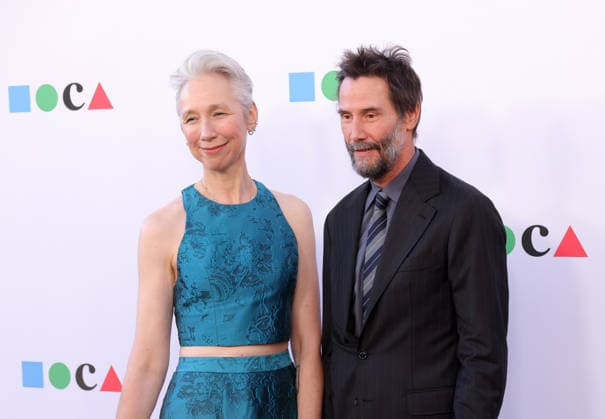 Alexandra Grant and Keanu Reeves attend the MOCA Gala 2026 at The Geffen Contemporary at MOCA in Los Angeles, CA on Saturday, May 30, 2026.  LAP20260530420 GregxGrudt