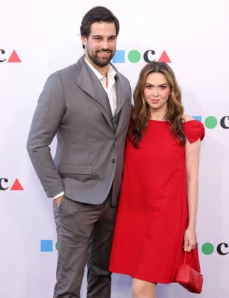 Jacob Andreou and Carly Steel attend the MOCA Gala 2026 at The Geffen Contemporary at MOCA in Los Angeles, CA on Saturday, May 30, 2026.  LAP20260530429 GregxGrudt