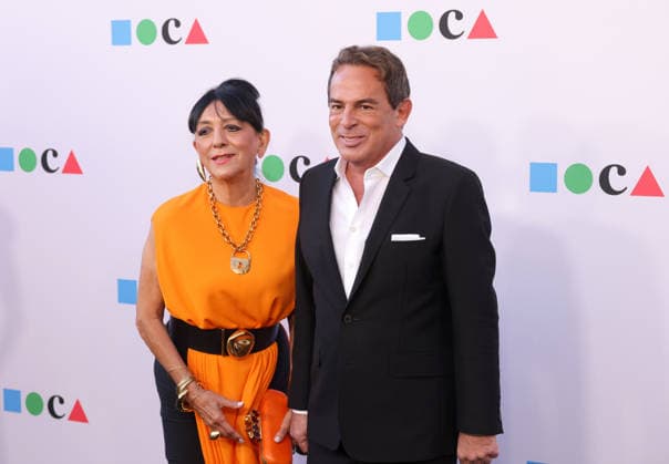 Esthella Provas and Eugenio López Alonso attend the MOCA Gala 2026 at The Geffen Contemporary at MOCA in Los Angeles, CA on Saturday, May 30, 2026.  LAP20260530439 GregxGrudt