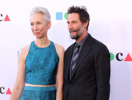 Alexandra Grant and Keanu Reeves attend the MOCA Gala 2026 at The Geffen Contemporary at MOCA in Los Angeles, CA on Saturday, May 30, 2026.  LAP20260530421 GregxGrudt