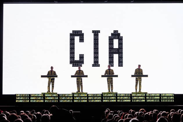 Kraftwerk performs in Brighton, UK Brighton, UK, Kraftwerk, May, 30 2026 at Brighton Centre. Kraftwerk perform onstage during a concert at Brighton Centre Ralf Hütter, Henning Schmitz, Falk Grieffenhagen, and Georg Bongartz, Credit:Andy Sturmey Andrew Sturmey - B1114 Avalon United Kingdom  Copyright: xAndyxSturmeyx xAndrewxSturmeyx-xB1114x xAvalonx 1106806132