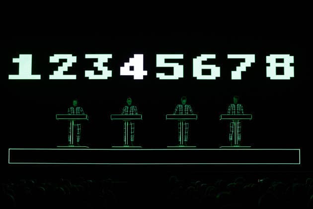 Kraftwerk performs in Brighton, UK Brighton, UK, Kraftwerk, May, 30 2026 at Brighton Centre. Kraftwerk perform onstage during a concert at Brighton Centre Ralf Hütter, Henning Schmitz, Falk Grieffenhagen, and Georg Bongartz, Credit:Andy Sturmey Andrew Sturmey - B1114 Avalon United Kingdom  Copyright: xAndyxSturmeyx xAndrewxSturmeyx-xB1114x xAvalonx 1106806164