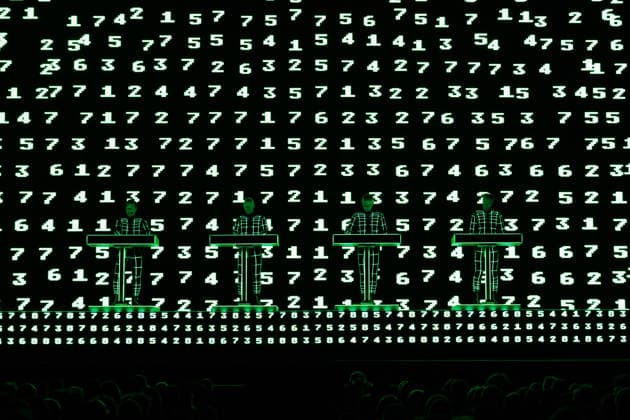 Kraftwerk performs in Brighton, UK Brighton, UK, Kraftwerk, May, 30 2026 at Brighton Centre. Kraftwerk perform onstage during a concert at Brighton Centre Ralf Hütter, Henning Schmitz, Falk Grieffenhagen, and Georg Bongartz, Credit:Andy Sturmey Andrew Sturmey - B1114 Avalon United Kingdom  Copyright: xAndyxSturmeyx xAndrewxSturmeyx-xB1114x xAvalonx 1106806185