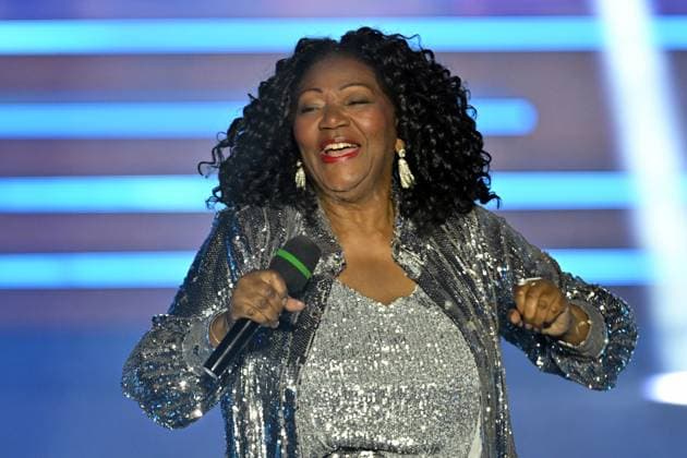 30.05.2026, STARnacht am Neusiedler See im Burgenland (AUT), Seebühne Mörbisch, Im Bild: Boney M. feat. Liz Mitchell, *** 30 05 2026, STARnacht am Neusiedler See in Burgenland AUT , Seebühne Mörbisch, in the picture Boney M feat Liz Mitchell,