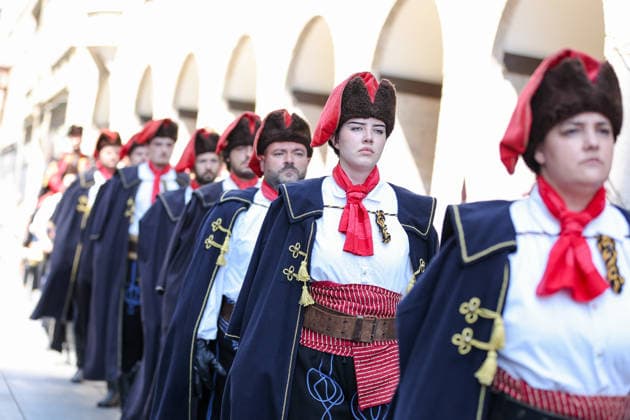 Celebration of Zagreb City Day with the Kravat Regiment on the Main Square The changing of the guard ceremony of Honorary Company of the Kravat Regiment during an annual celebration of the Croatian capital, held on May 31st, 2026, in Zagreb, Croatia.  MatijaxHabljak PIXSELL