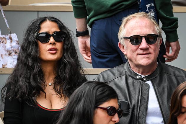 May 31, 2026, Paris, France, France: Francois-Henri PINAULT and Salma HAYEK during the Roland-Garros 2026, French Open 2026, Grand Slam tennis tournament at Roland-Garros Stadium on May 31, 2026 in Paris, France. Paris France  - ZUMAm308 20260531_zsp_m308_024 Copyright: xMatthieuxMirvillex