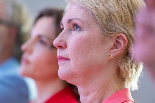 Manuela Schwesig - OWF26 EUR, Deutschland, Berlin, 31.05.2026: Keynote von Manuela Schwesig (SPD) Ministerpräsidentin des Landes Mecklenburg Vorpommern zur Konferenz des Ostdeutschen Wirtschaftsforum unter dem Leitgedanken Eine neue (Un)Ordnung, welche Rolle spielt Deutschland und Europa im globalen Systemwettbewerb? Ostdeutschland steht dabei im Mittelpunkt als Region. Die Transformation im Gespräch zwischen Politik, Wirtschaft und Gesellschaft *** Manuela Schwesig OWF26 EUR, Germany, Berlin, 31 05 2026 Keynote speech by Manuela Schwesig SPD Minister-President of Mecklenburg-Western Pomerania at the conference of the East German Economic Forum under the motto A new Un order, what role does Germany and Europe play in global system c