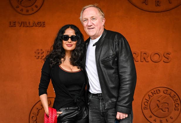 May 31, 2026, Paris, France, France: Francois-Henri PINAULT and Salma HAYEK during the Roland-Garros 2026, French Open 2026, Grand Slam tennis tournament at Roland-Garros Stadium on May 31, 2026 in Paris, France. Paris France  - ZUMAm308 20260531_zsp_m308_044 Copyright: xMatthieuxMirvillex