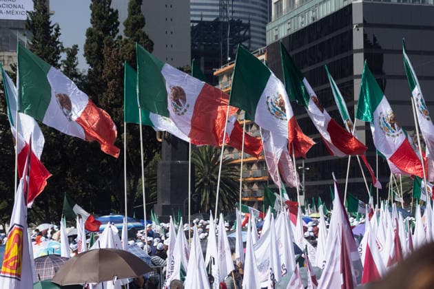 Mexican President Claudia Sheinbaum delivers national report in Mexico City MEXICO CITY, MEXICO - MAY 31: Thousands of supporters gathered to attend President Claudia Sheinbaum s national report, which was simultaneously broadcast on screens in public squares across the country, marking two years since the presidential election at the Monument to the Revolution, in Mexico City, Mexico on May 31, 2026. Alejandro Aguilar Lopez Anadolu Mexico City Mexico. Editorial use only. Please get in touch for any other usage.  Copyright: x2026xAnadoluxAlejandroxAguilarxLopezx