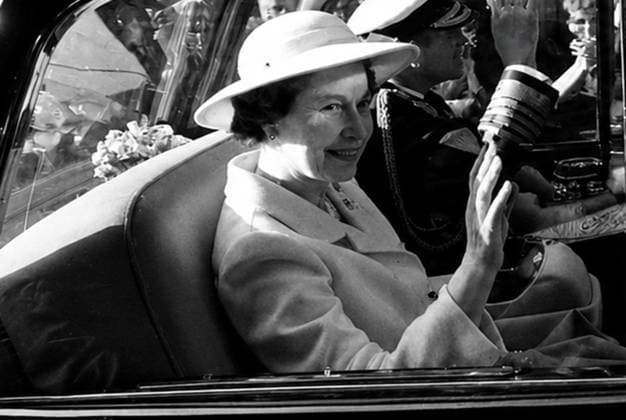 Queen Elizabeth on Royal Visit to Rome ROME, ITALY - OCTOBER 14: Queen Elizabeth II of Great Britain with her husband, Prince Philip, Duke of Edinburgh, during a royal visit their second state visit to Italy, on 14 October 1980 in Rome, Italy. Rome Lazio Italy Copyright: xStefanoxMontesix