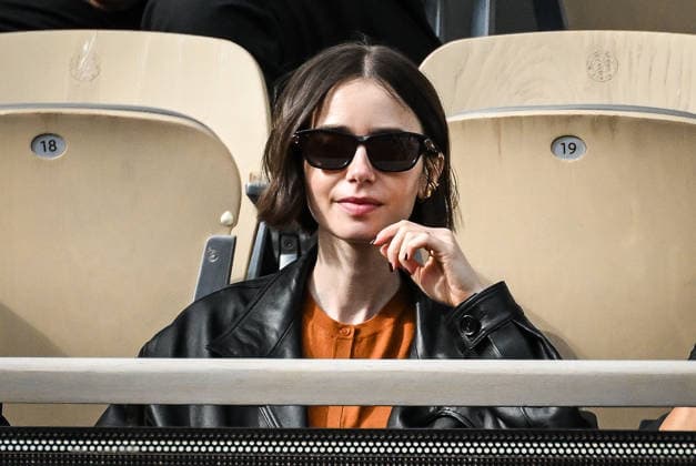 May 31, 2026, Paris, France, France: Lily Collins during the Roland-Garros 2026, French Open 2026, Grand Slam tennis tournament at Roland-Garros Stadium on May 31, 2026 in Paris, France. Paris France - ZUMAm308 20260531_zsp_m308_074 Copyright: xMatthieuxMirvillex