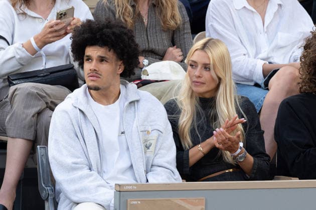 2026 French Open - Celebrities In Stand Night Session Day 8 NB Nadir Hifi, Lou Ruat in stand Night Session Day 8 during the 2026 French Open at Roland Garros on May 31, 2026 in Paris, France. Photo by Nasser Berzane ABACAPRESS.COM  Copyright: xBerzanexNasser ABACAx