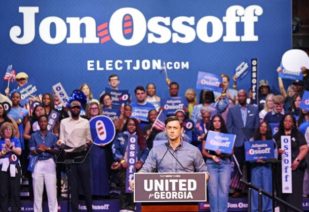May 31, 2026, Atlanta, Georgia, USA: Jon Ossoff Rally at The Tabernacle, Atlanta Georgia 5-31-26. This is the first joint appearance by Ossoff and Bottoms, who are partnering as the top of the ticket candidates to get out the vote ahead of November. Atlanta USA - ZUMAs380 20260531_zep_s380_035 Copyright: xDerekxStormx