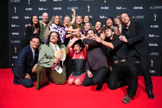 May 31, 2026, Toronto, On, CAN: Cast and Crew members of North of North are photographed after winning multiple awards at The Canadian Screen Awards in Toronto on Sunday, May 31, 2026. Toronto CAN  - ZUMAc35_ 20260531_zaf_c35_097 Copyright: xChrisxYoungx