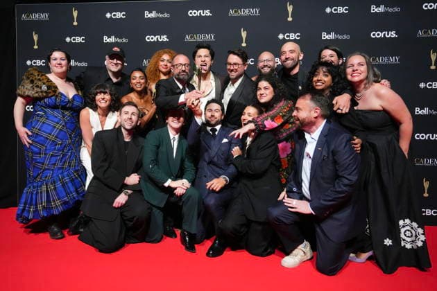 May 31, 2026, Toronto, On, CAN: Cast and Crew members of Heated Rivalry are photographed after winning multiple awards at The Canadian Screen Awards in Toronto on Sunday, May 31, 2026. Toronto CAN  - ZUMAc35_ 20260531_zaf_c35_088 Copyright: xChrisxYoungx