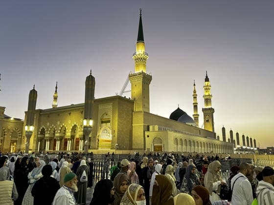 Muslim pilgrims continue to arrive in Medina MEDINA, SAUDI ARABIA - JUNE 1: A view of the Al-Masjid an-Nabawi (the Prophet s Mosque) as Muslim pilgrims who have completed their Hajj duties in Mecca and bid farewell to the Kaaba continue to arrive the city that welcomed Prophet Muhammad during the Hijrah (migration) in Medina, Saudi Arabia, on June 1, 2026. Ali Atmaca Anadolu Medina Saudi Arabia. Editorial use only. Please get in touch for any other usage.  Copyright: x2026xAnadoluxAlixAtmacax