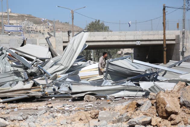 Palestinians inspect the rubble of their property after Israeli authorities demolished a large part of the main vegetable market in the West Bank village of Beita, southeast of Nablus Palestinians inspect the rubble of their property after Israeli authorities demolished a large part of the main vegetable market in the West Bank village of Beita, southeast of Nablus.June 1, 2026. Photo by Mohammed Nasser apaimages Nablus West Bank Palestinian Territory 010626_Nablus_MN_00(3) Copyright: xapaimagesxMohammedxNasserx xapaimagesx