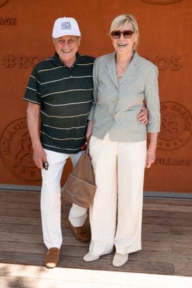 French Open - VIPs Pose At The Village LZ Michel Ansault and Chantal Ladescou attend the 2026 French Open at Roland Garros on June 1, 2026 in Paris, France. Photo by Laurent Zabulon ABACAPRESS.COM  Copyright: xZabulonxLaurent ABACAx