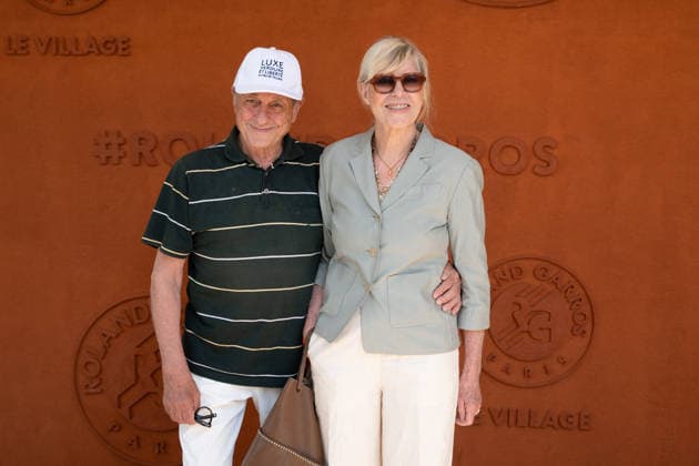 French Open - VIPs Pose At The Village LZ Michel Ansault and Chantal Ladescou attend the 2026 French Open at Roland Garros on June 1, 2026 in Paris, France. Photo by Laurent Zabulon ABACAPRESS.COM  Copyright: xZabulonxLaurent ABACAx