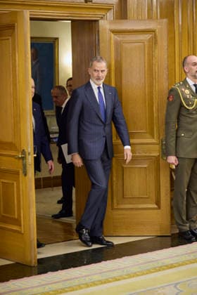 June 1, 2026, Madrid, Madrid, Spain: KING FELIPE VI of Spain receives PRINCE ALBERT II of Monaco Madrid Spain  - ZUMAc260 20260601_zep_c260_011 Copyright: xMikexChicorrox