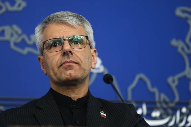 Weekly press conference by Foreign Ministry Spokesperson Esmaeil Baghaei in Tehran, Iran - 01 Jun 2026 Esmail Baghaei Hamaneh, spokesperson of Foreign Ministry seen during his weekly press conference. Tehran Iran Copyright: xFoadxAshtarix xSOPAxImagesx FAshtari-2659