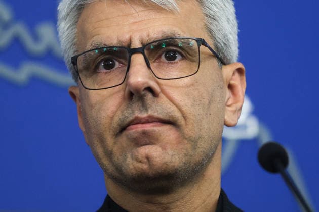 Weekly press conference by Foreign Ministry Spokesperson Esmaeil Baghaei in Tehran, Iran - 01 Jun 2026 Esmail Baghaei Hamaneh, spokesperson of Foreign Ministry seen during his weekly press conference. Tehran Iran Copyright: xFoadxAshtarix xSOPAxImagesx FAshtari-2670