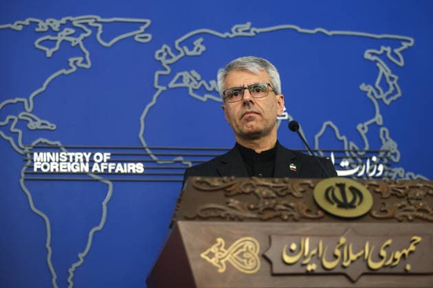 Weekly press conference by Foreign Ministry Spokesperson Esmaeil Baghaei in Tehran, Iran - 01 Jun 2026 Esmail Baghaei Hamaneh, spokesperson of Foreign Ministry seen during his weekly press conference. Tehran Iran Copyright: xFoadxAshtarix xSOPAxImagesx FAshtari-2689