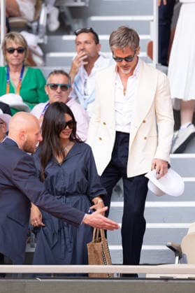 2026 French Open - Celebrities In Stand Day 9 NB Chris Pine and girlfriend Keana Sky Wenger in stand day 9 during the 2026 French Open at Roland Garros on June 01, 2026 in Paris, France. Photo by Nasser Berzane ABACAPRESS.COM  Copyright: xBerzanexNasser ABACAx