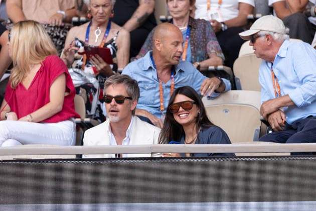2026 French Open - Celebrities In Stand Day 9 NB Chris Pine and girlfriend Keana Sky Wenger in stand day 9 during the 2026 French Open at Roland Garros on June 01, 2026 in Paris, France. Photo by Nasser Berzane ABACAPRESS.COM  Copyright: xBerzanexNasser ABACAx