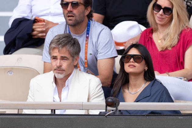 2026 French Open - Celebrities In Stand Day 9 NB Chris Pine and girlfriend Keana Sky Wenger in stand day 9 during the 2026 French Open at Roland Garros on June 01, 2026 in Paris, France. Photo by Nasser Berzane ABACAPRESS.COM  Copyright: xBerzanexNasser ABACAx