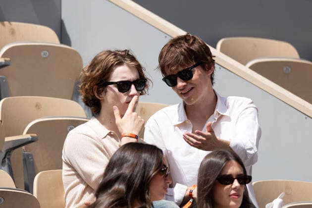 2026 French Open - Celebrities In Stand Day 9 NB Pierre de Maere and his Boyfriend in stand day 9 during the 2026 French Open at Roland Garros on June 01, 2026 in Paris, France. Photo by Nasser Berzane ABACAPRESS.COM  Copyright: xBerzanexNasser ABACAx